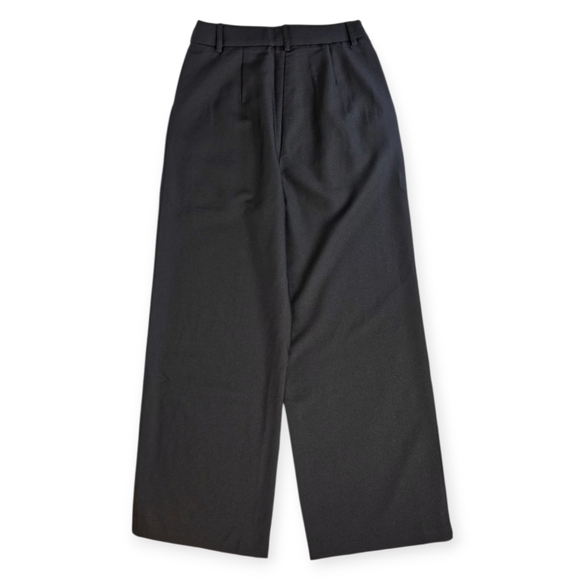 Commense Wide Leg Trousers Dress Pants Oversized High Waisted Pleat Front S NWT - Picture 3 of 7